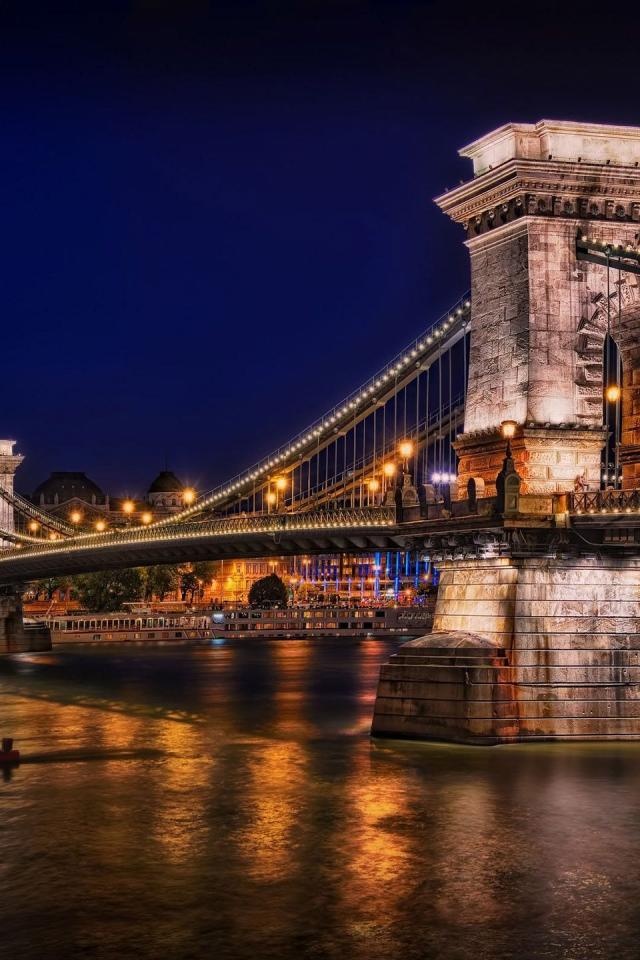 Photo:  Chain Bridge, Budapest, Hungary